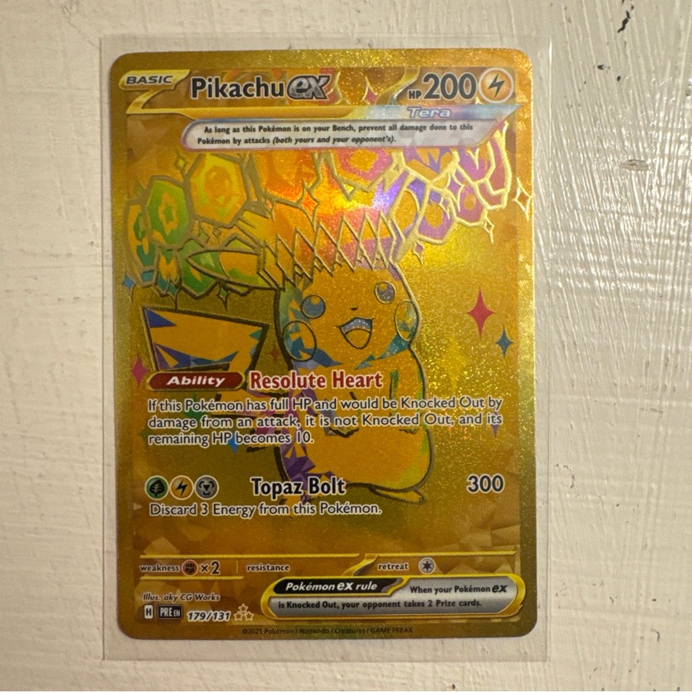 Pikachu ex 179/131 hyper rare NM